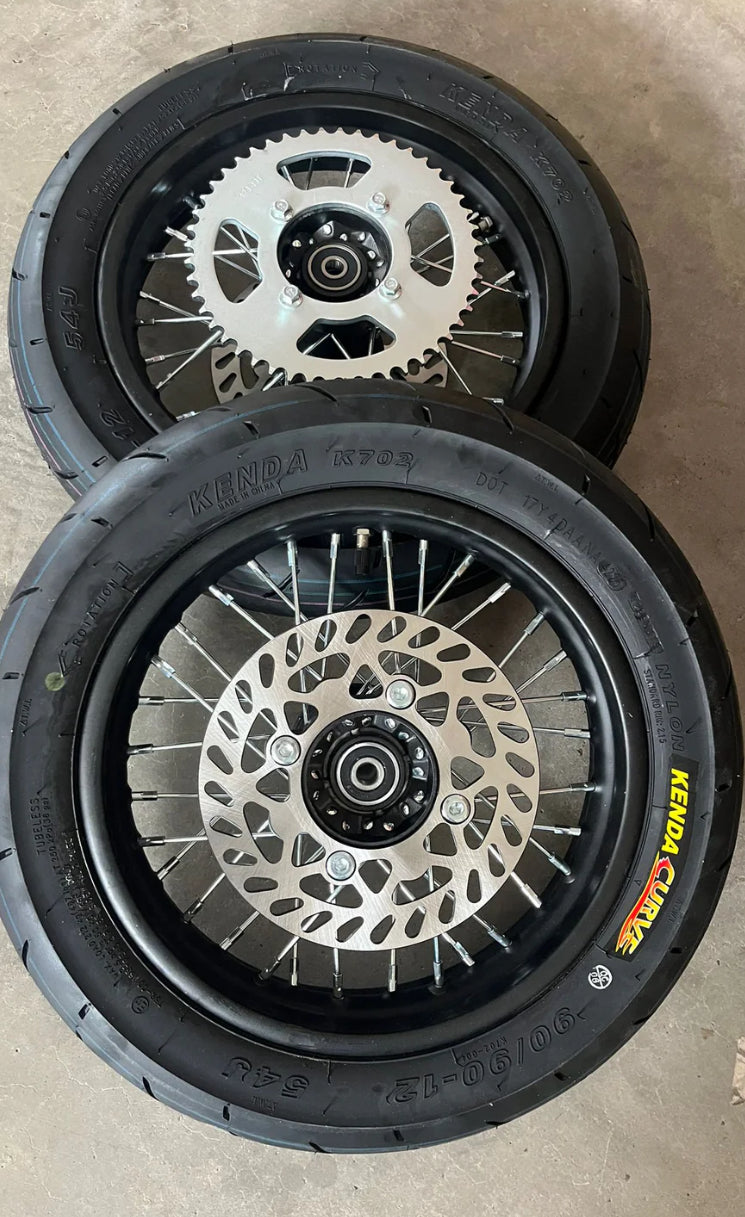 ETM/MotoTec super moto wheels