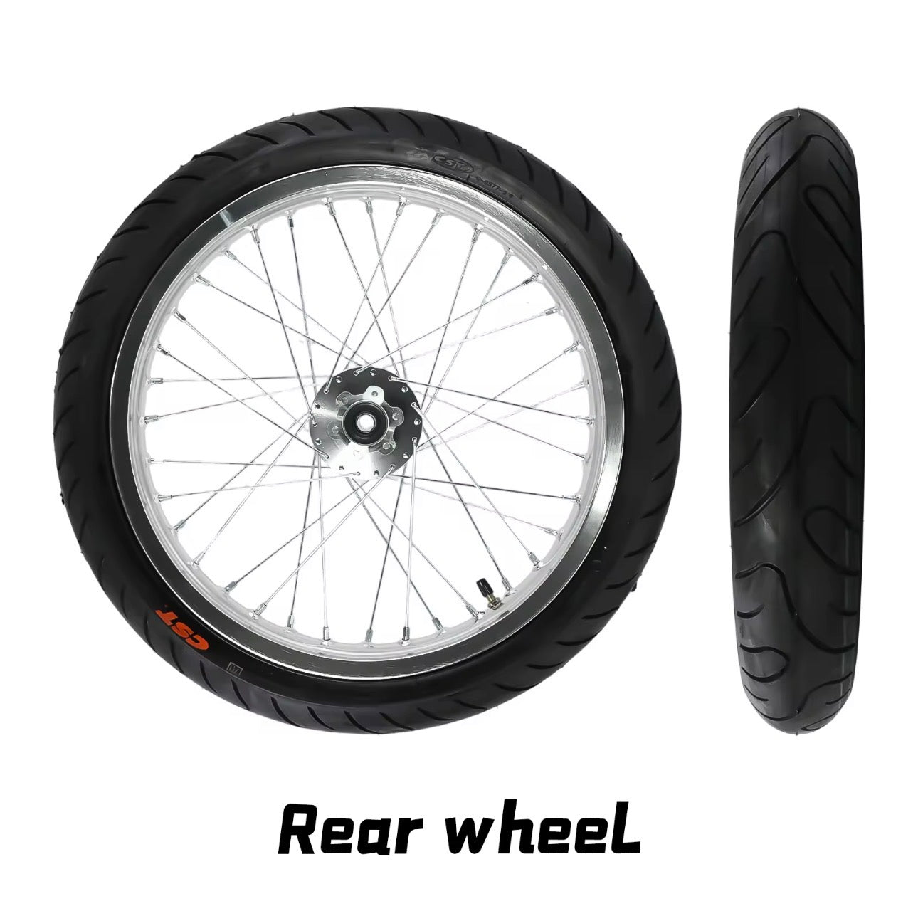 CST Surron super motos Chrome wheels